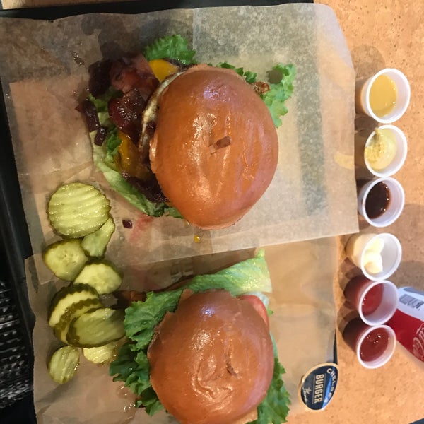 Photo taken at New York Burger Co. by Joshua G. on 2/17/2018