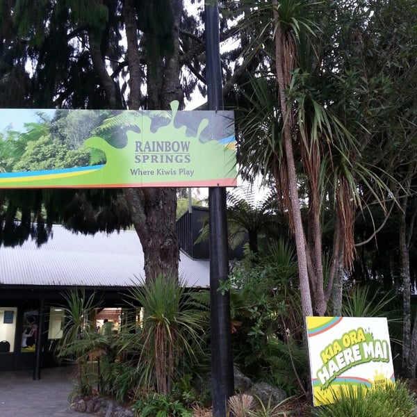 Photo taken at Rainbow Springs Kiwi Wildlife Park by Citra P. on 3/29/2013