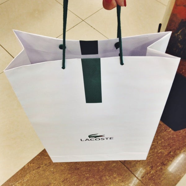 lacoste paper bag