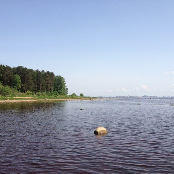 Пляж в ольгино спб