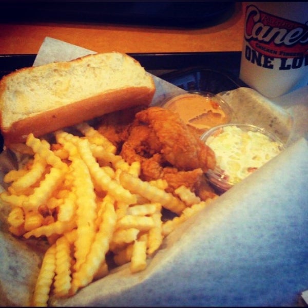 Photo taken at Raising Cane&#39;s Chicken Fingers by Fiona H. on 9/28/2013