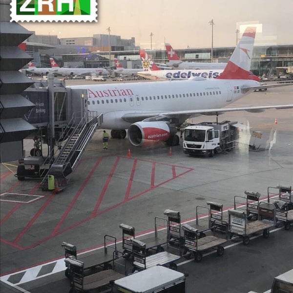 Photo taken at Zurich Airport (ZRH) by Roberto R. on 5/19/2018