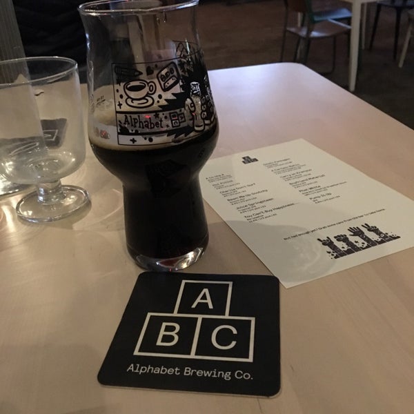 Photo taken at Alphabet Brewing Company by Joanne D. on 3/31/2019