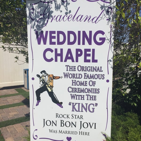 Photo taken at Graceland Wedding Chapel by Terry G. on 7/27/2015