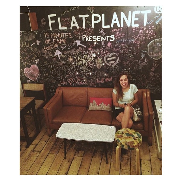 Photo taken at Flatplanet by Jana R. on 7/15/2013