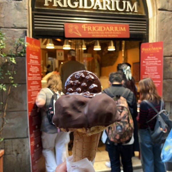 One of the best gelato shops in Rome , try frigidarium flavor