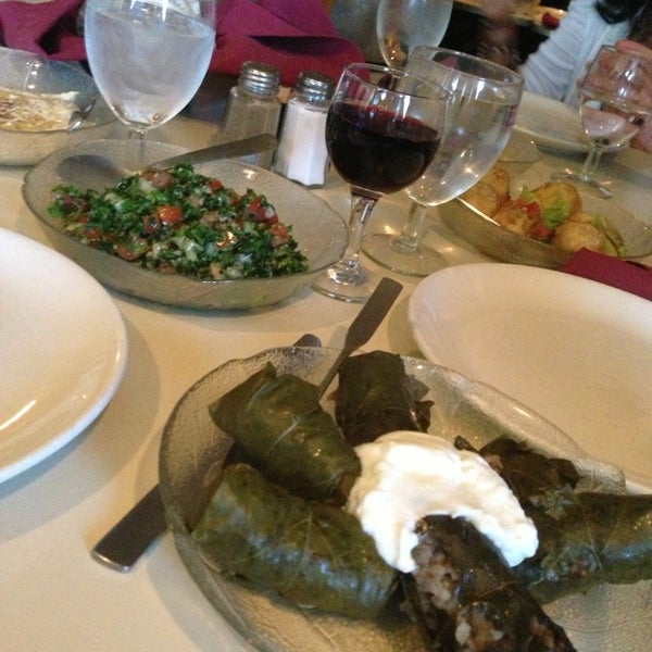 Photo taken at Nicola&#39;s Lebanese Restaurant by Boris T. on 4/6/2013