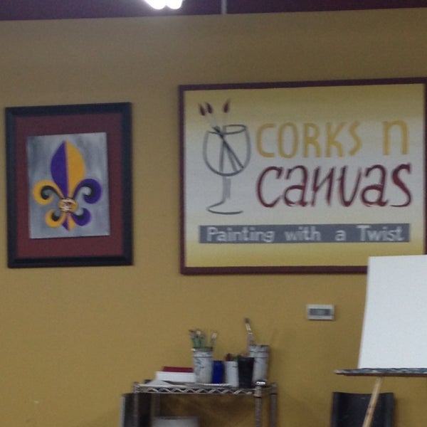 Corks N Canvas Baton Rouge'de El Sanatları Mağazası