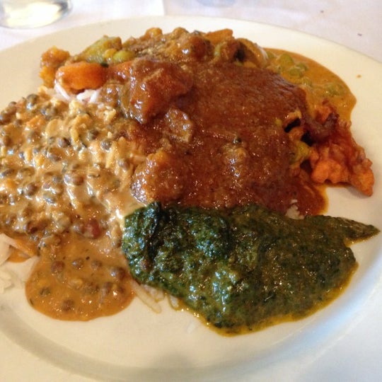 Photo taken at Monsoon Fine Indian Cuisine by Christopher E. on 10/19/2012