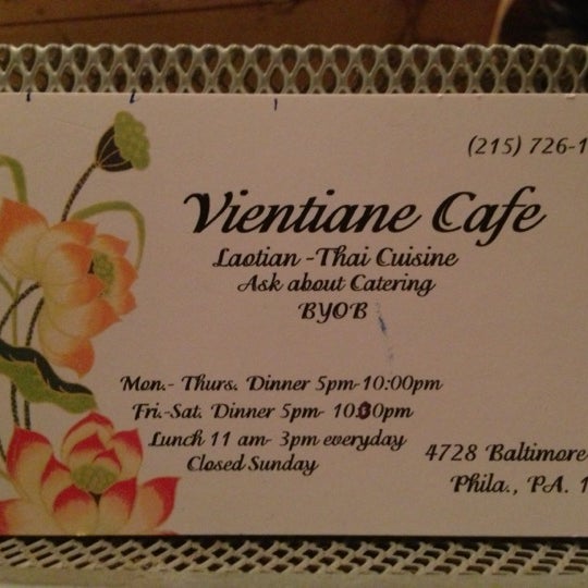 รูปภาพถ่ายที่ Vientiane Café โดย Maneth P. เมื่อ 12/24/2012