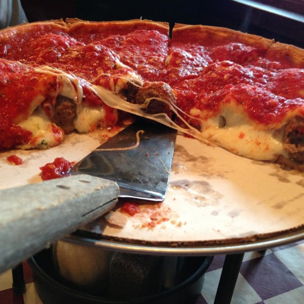 Photo taken at Giordano&#39;s by Leanna D. on 3/24/2013