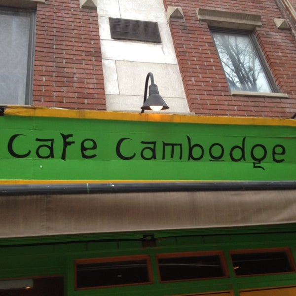 Photo taken at Cafe Cambodge by Chris on 3/23/2014