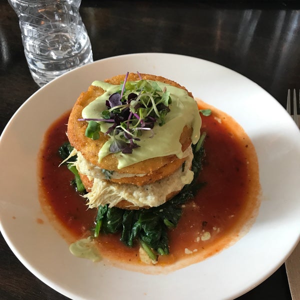 Eggplant napoleon is a thing to try!