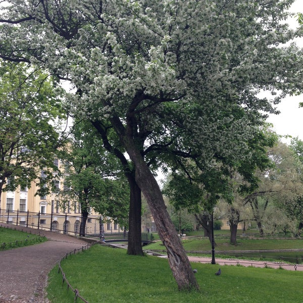 Photo taken at Yusupov Garden by Жаннет on 5/23/2013