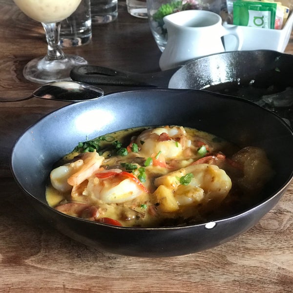 Shrimp and polenta alll the way - so good