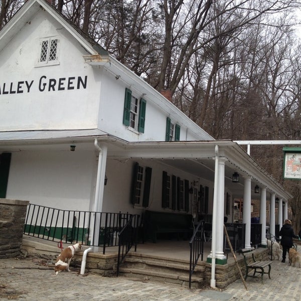Photo taken at Valley Green Inn by ayeen c. on 3/16/2014