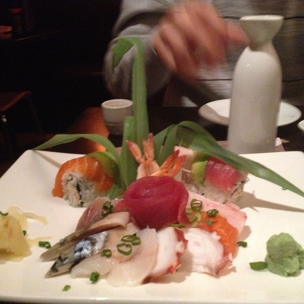Photo taken at Sushi Hai by Genna D. on 4/15/2013