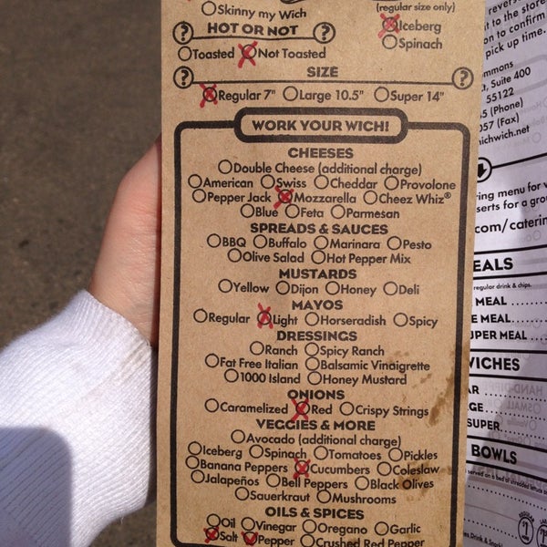 Which Wich Superior Sandwiches Now Closed Eagan Mn