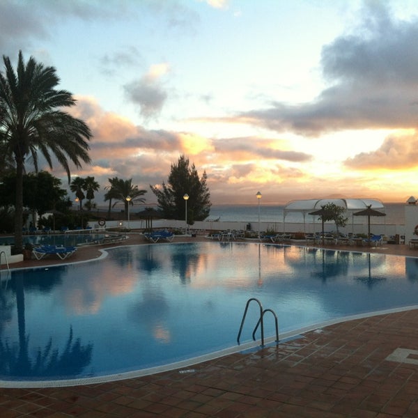 Photo taken at Sandos Papagayo Beach Resort Lanzarote by David G. on 1/27/2013
