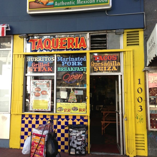 Taqueria Cancun Burrito Place in San Francisco