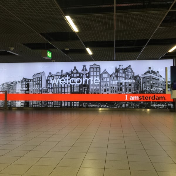Photo taken at Amsterdam Airport Schiphol (AMS) by Joaquin P. on 6/27/2015