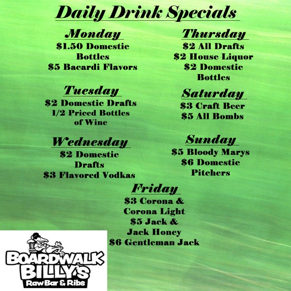 Daily Drink Specials