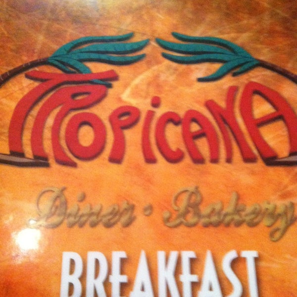 Photo taken at Tropicana Diner and Bakery by Nelson G. on 3/17/2013