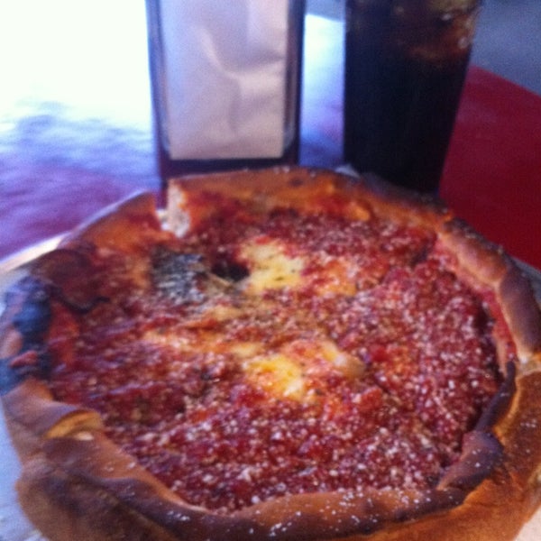 Photo taken at Nancy&#39;s Chicago Pizza by ARaul A. on 6/17/2013
