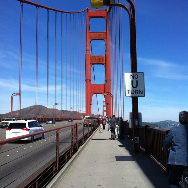 Photo taken at *CLOSED* Golden Gate Bridge Walking Tour by Jen J. on 10/7/2013
