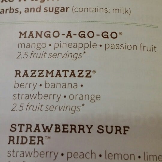 Gotta try the fresh Mango-A-Go-Go .