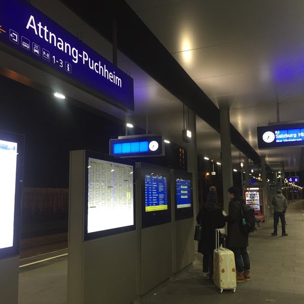 Photo taken at Bahnhof Attnang-Puchheim by Herbert A. on 11/13/2017