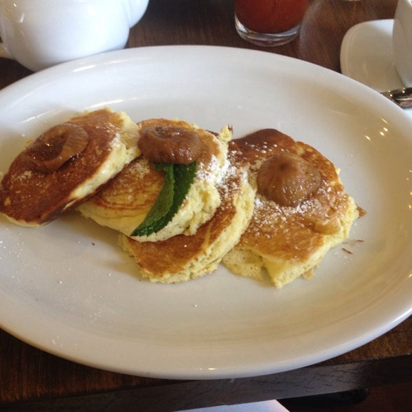Bacon in the bloody Mary's and lemon ricotta pancakes. Everything on the menu is worth trying!