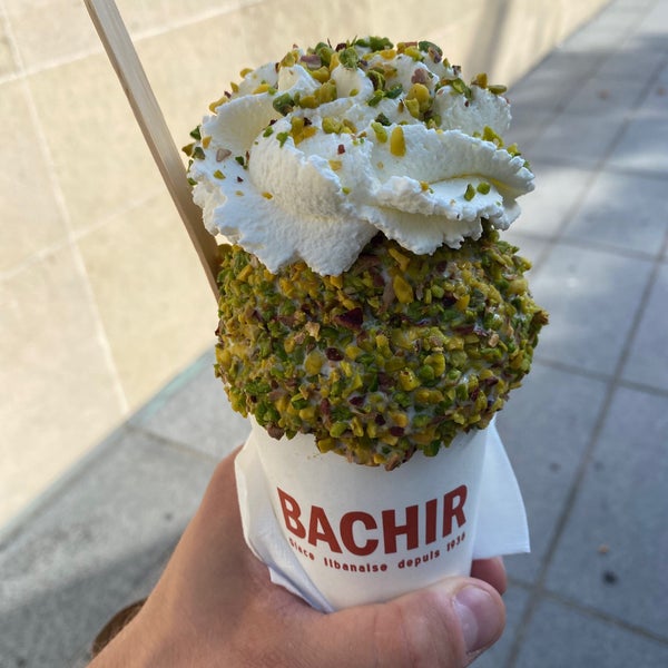 I'm pretty sure it's the best ice-cream I've ever tasted. Try the Achta speciality which is another kind of creamy elastic milk product and then the flavors you like. Worth the price and wait!