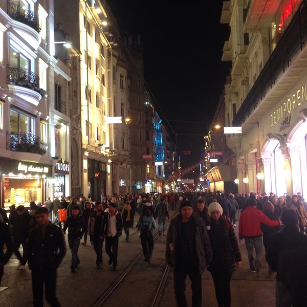 Photo taken at İstiklal Avenue by Mustafa Y. on 12/13/2015