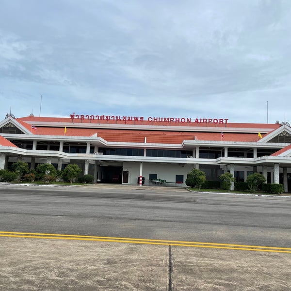 Photo taken at Chumphon Airport (CJM) by สันติธร ย. on 5/18/2022