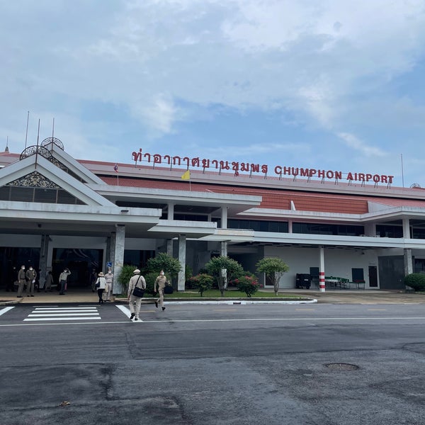 Photo taken at Chumphon Airport (CJM) by สันติธร ย. on 2/23/2022
