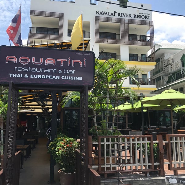 8/15/2019에 สันติธร ย.님이 Aquatini Riverside Restaurant &amp; Bar에서 찍은 사진