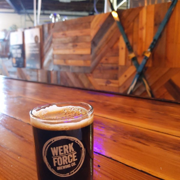 Photo taken at Werk Force Brewing Co. by Pete R. on 2/5/2023
