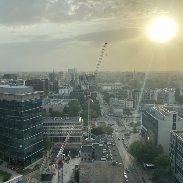Photo taken at Hilton Warsaw City by Stuart P. on 8/24/2022