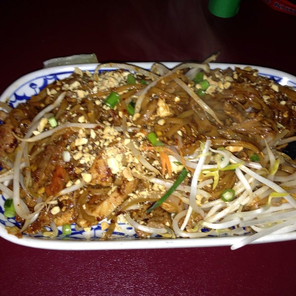 Pad Thai very very spicy.  But very very good. Everyone should try this place.