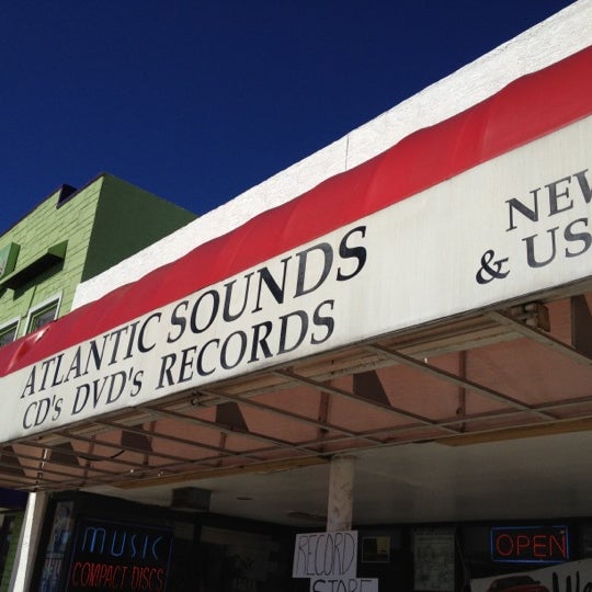 Photo taken at Atlantic Sounds Records by Ed D. on 11/23/2012
