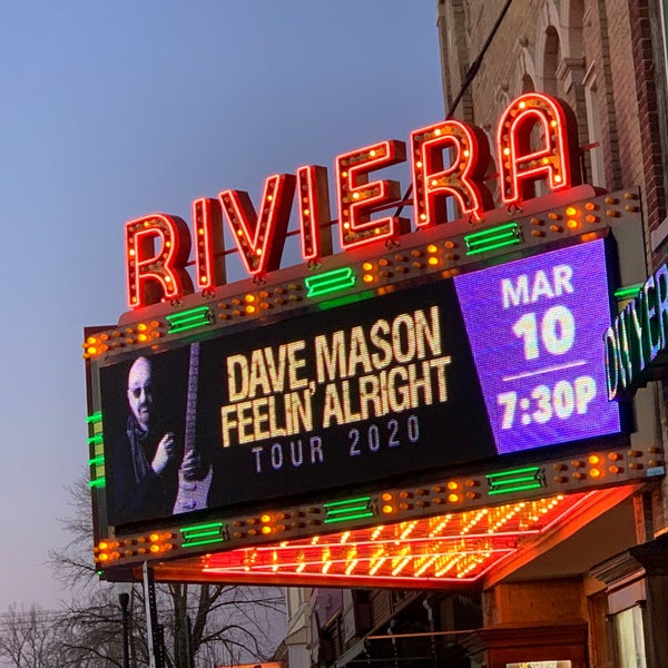 Foto tirada no(a) Riviera Theatre &amp; Performing Arts Center por Ed D. em 3/10/2020