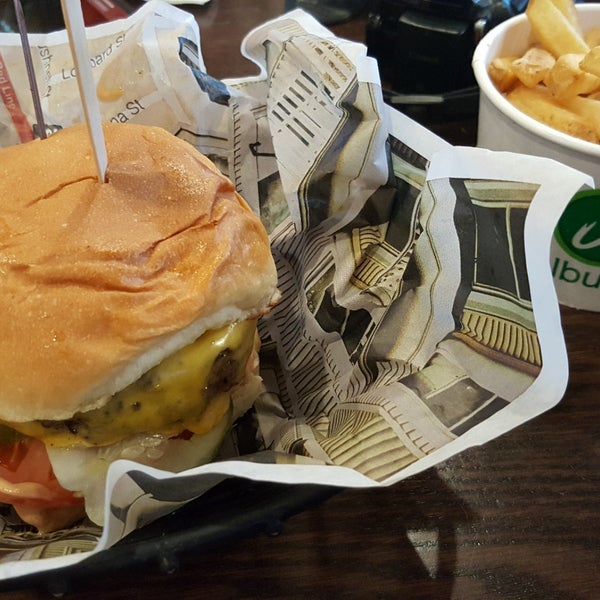 Photo taken at Wahlburgers by Tracy W. on 5/29/2018