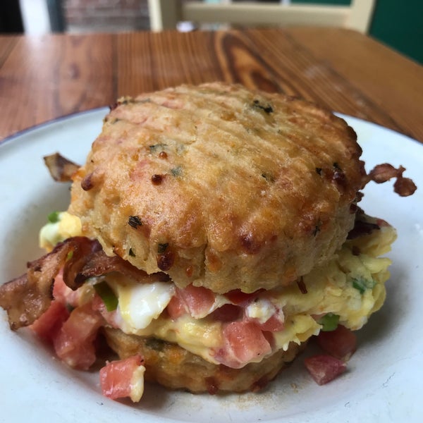 Give in to the hype and order the Fulton egg breakfast sandwich. It’s delicious.