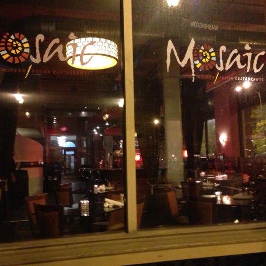 Photo taken at Mosaic Restaurant &amp; Lounge by Sheryl W. on 10/23/2012