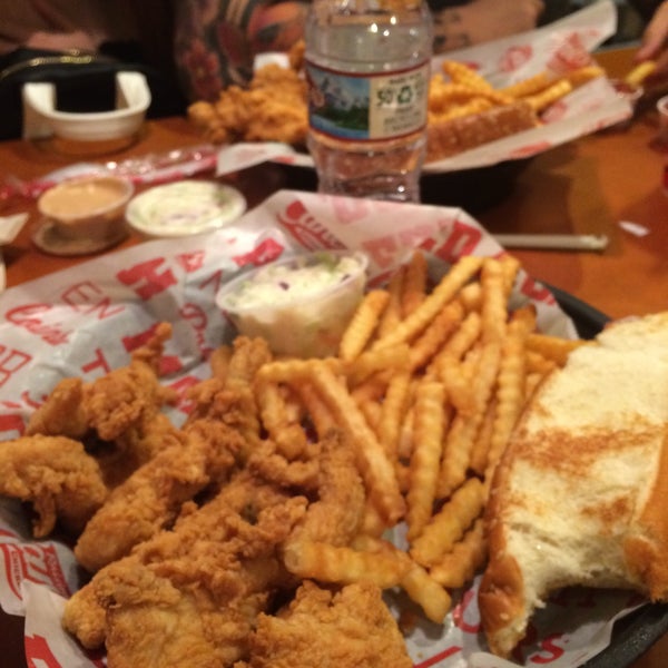 Photo taken at Raising Cane&#39;s Chicken Fingers by Julia E. on 9/10/2017