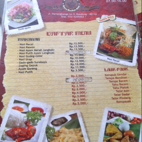 Warung Pecel Madiun Indonesian Restaurant