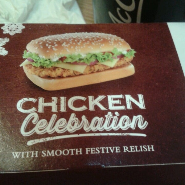 this has got to be the best mdonalds meal yet :-)  mmm chicken celebration !!