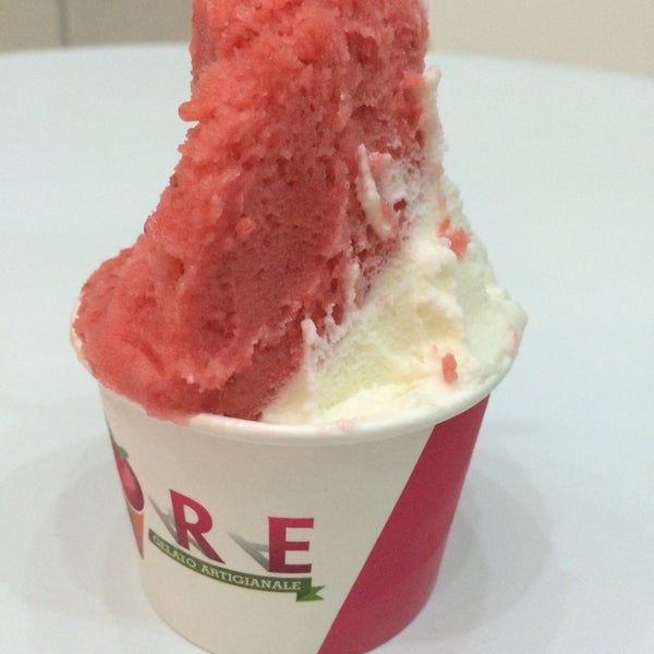 Photo taken at Fiore Gelato by Cintia N. on 4/3/2015