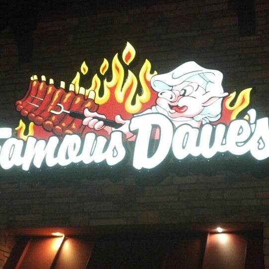 Photo taken at Famous Dave&#39;s by James C. on 1/7/2014